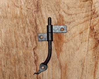 Wrought Iron 3.5 inch Left Side Rat Tail Hinge