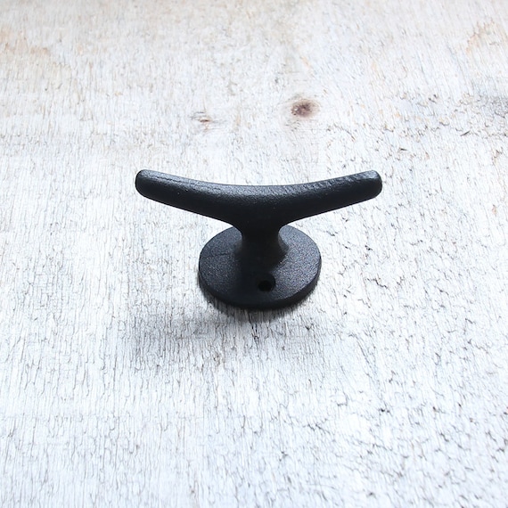 Cast Iron Black Boat Cleat Hook Etsy