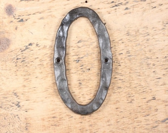 Custom Hand Forged Metal House Numbers by Organic Iron Concepts