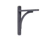Simply plain black cast iron shelf bracket design , Black cast iron bracket.