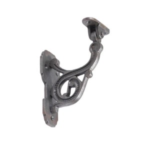 Soporte de pasamanos resistente con acabado de hierro vintage CF4