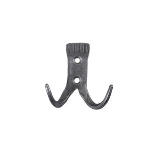 Wrought Iron Double Coat Hook