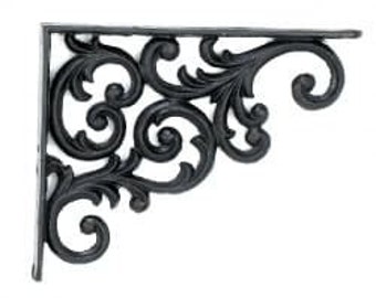 Scroll Style 8 x 9 inch Decorative Shelf Bracket