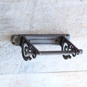 Cast Iron scroll design Toilet Paper Holder