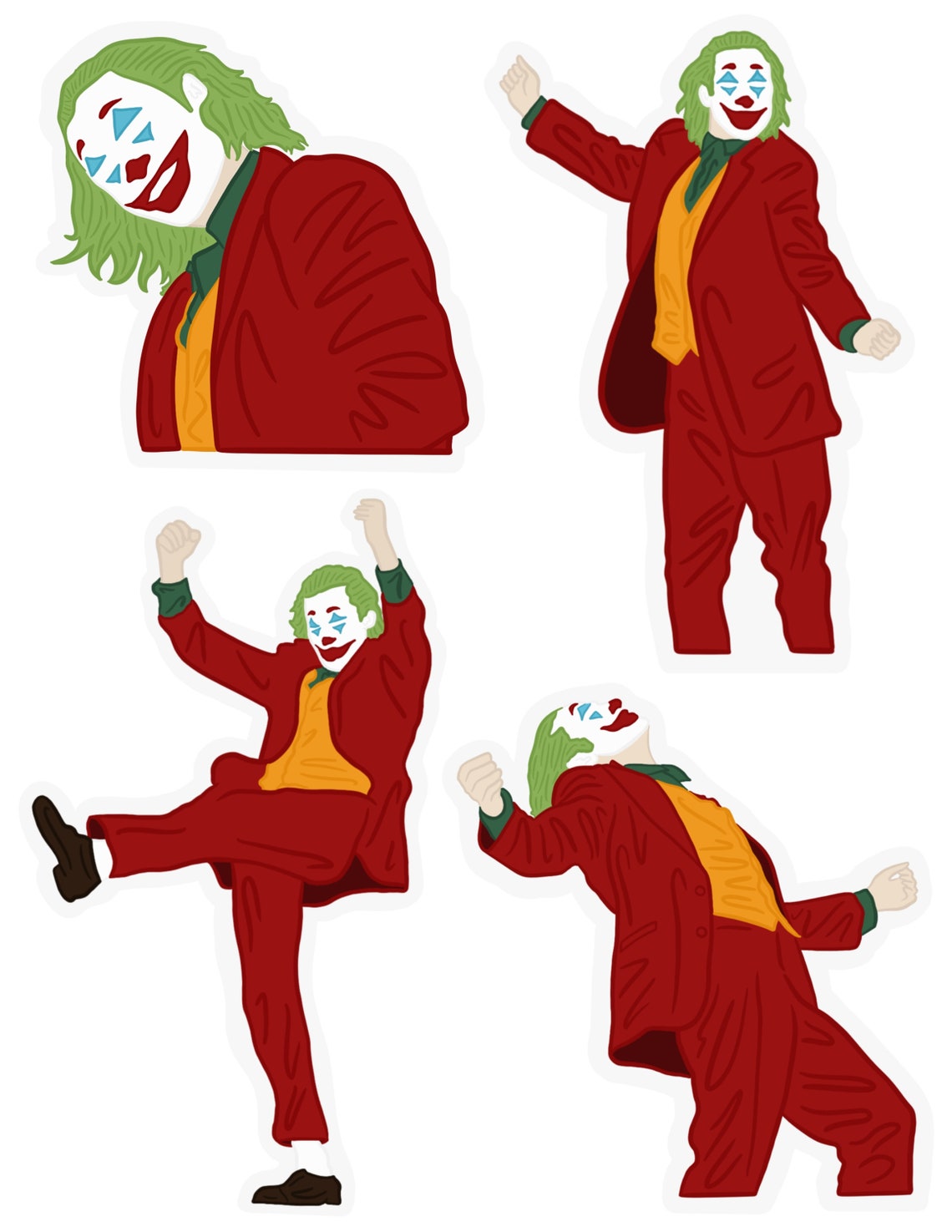 The Joker Sticker Pack Etsy