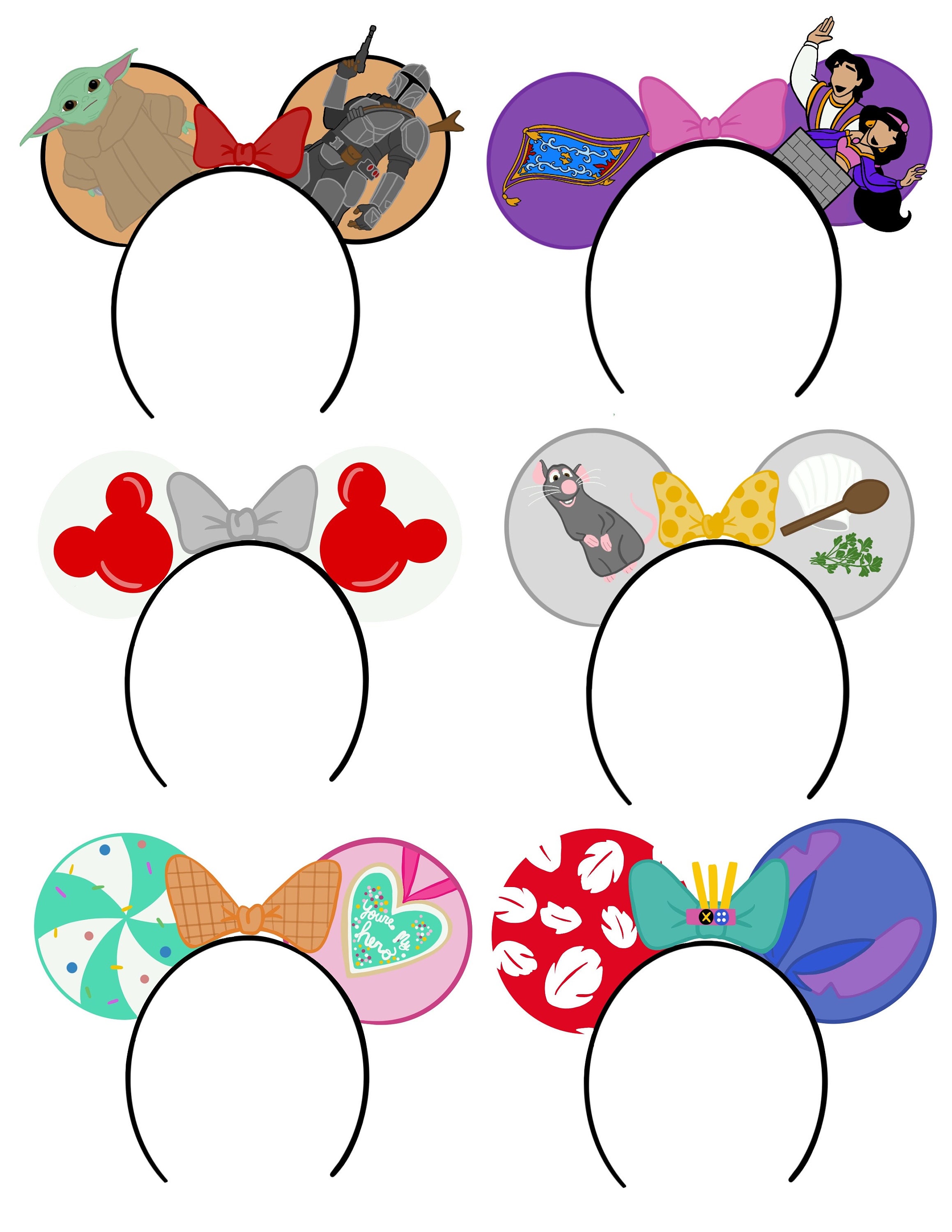 Autocollants Disney Mickey &Minnie Mouse Disney Autocollants vinyles  imperméables Feuille dautocollants -  France