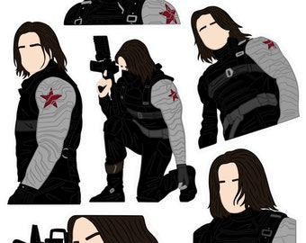 The Winter Solider Sticker Pack