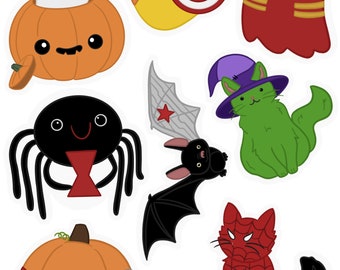 Halloween Marvel Sticker Pack