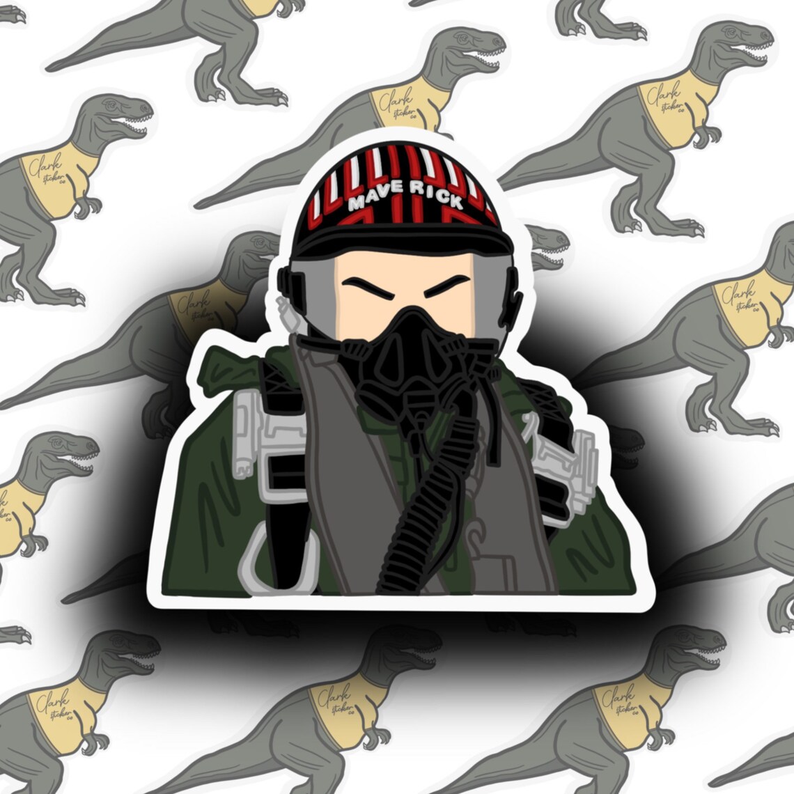 Tom Cruise Maverick Top Gun Sticker Pack Etsy Schweiz