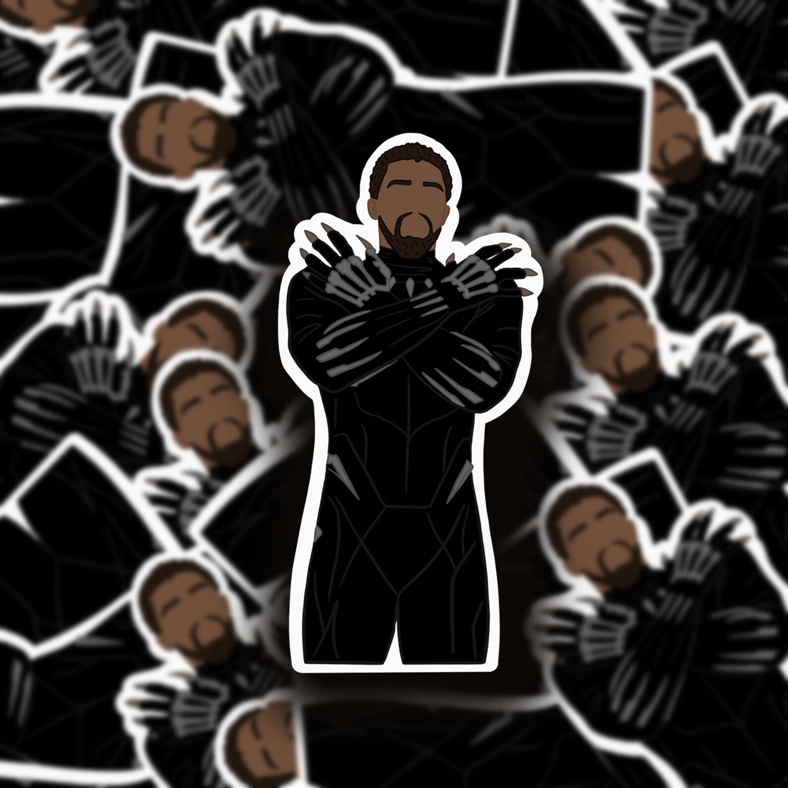 Black Panther Sticker Pack - Etsy