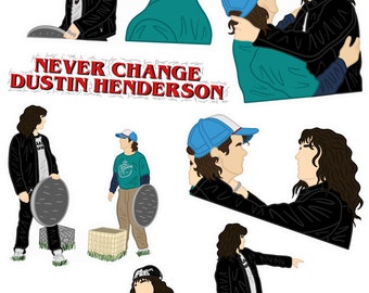 Eddie + Dustin Sticker Pack