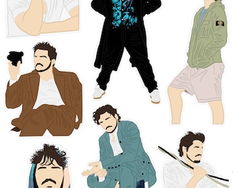 Pedro Pascal Vol. 2 Sticker Pack
