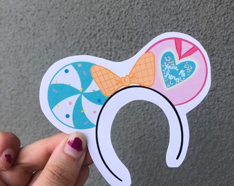 Vanellope Von Schweetz Disney Mickey Mouse Ears Sticker