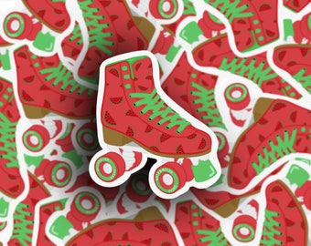 Watermelon Roller-skate Sticker