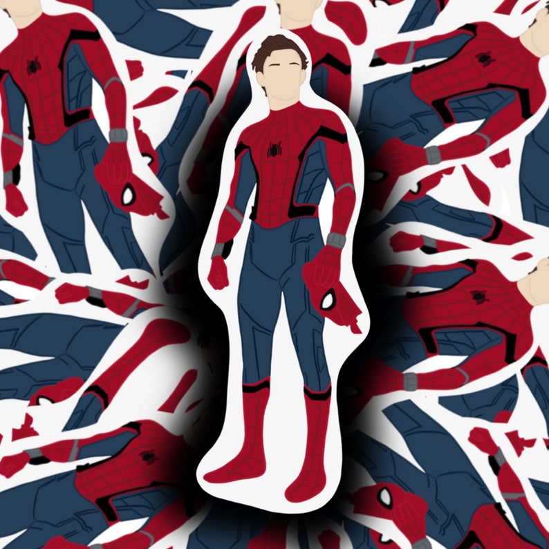 Tom Holland Spiderman Sticker Pack Etsy