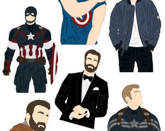 Chris Evans Sticker Pack