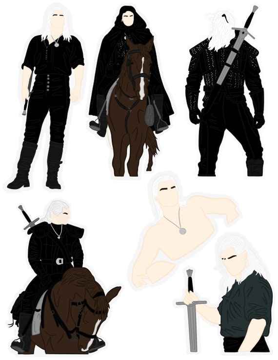 The Witcher Sticker Pack - Etsy