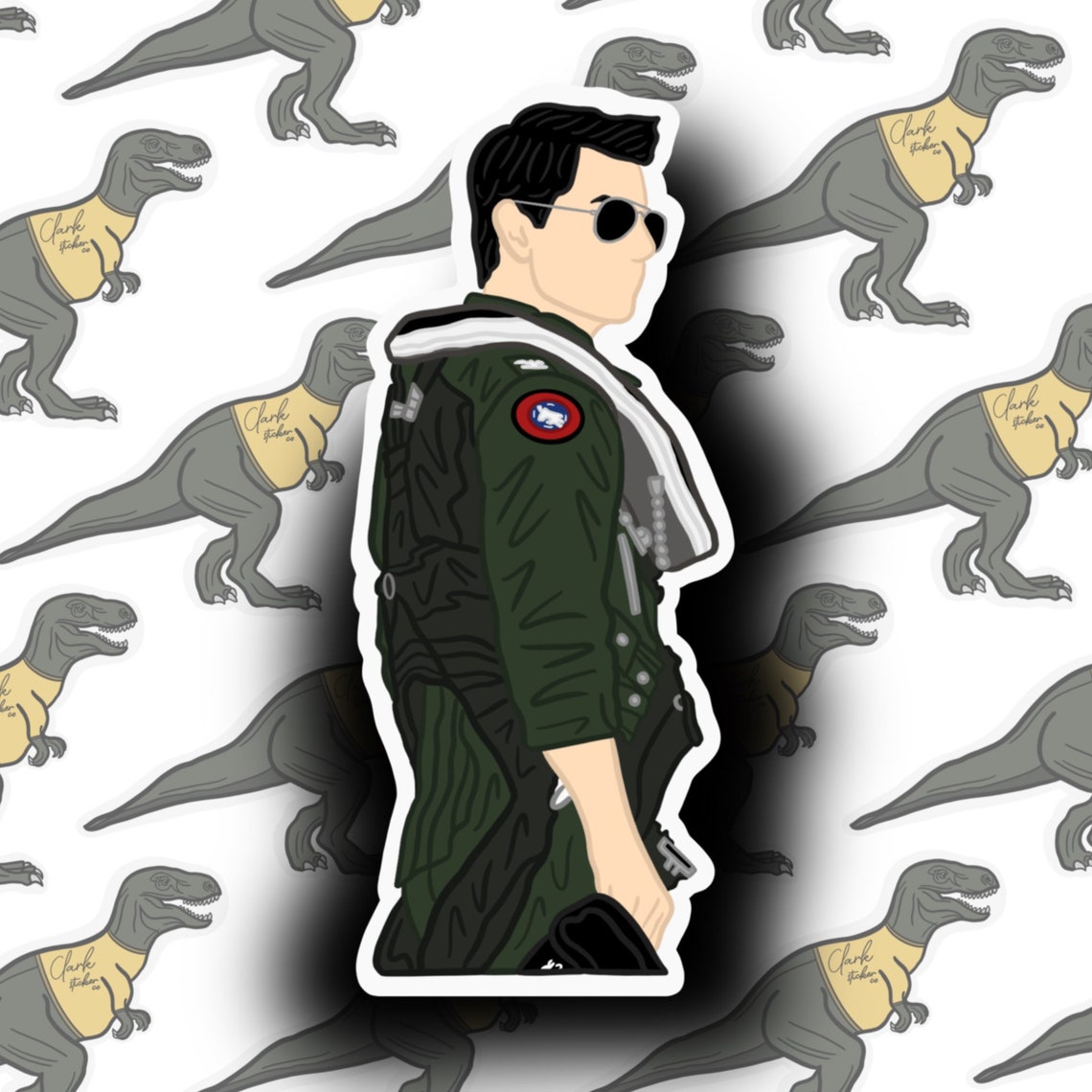Tom Cruise Maverick Top Gun Sticker Pack Etsy