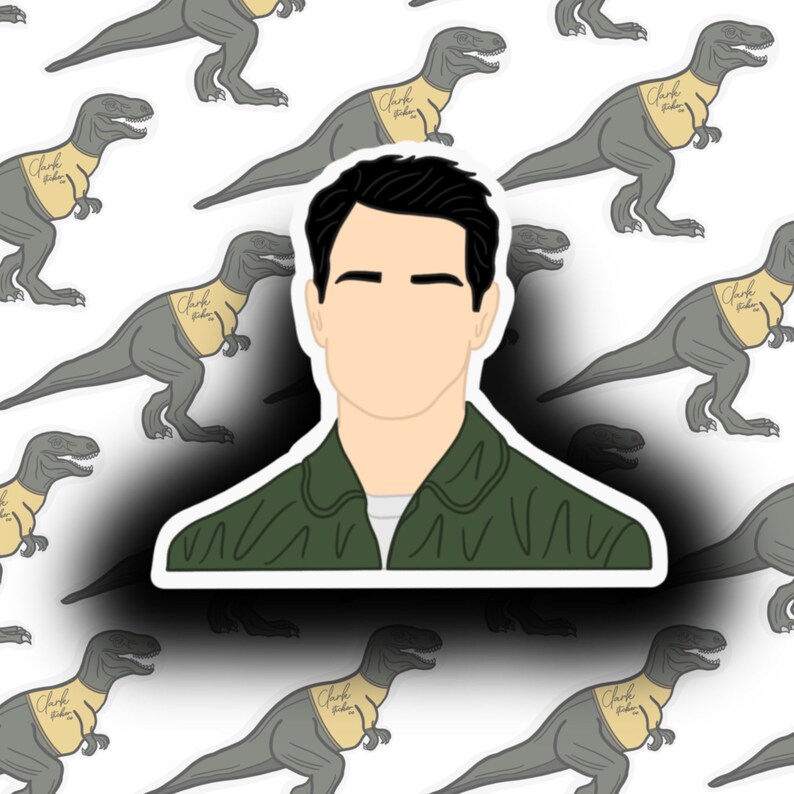 Tom Cruise Maverick Top Gun Sticker Pack Etsy