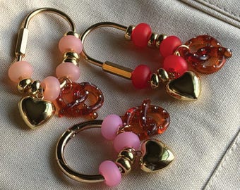 Llavero/Colgante para bolso/Accesorio de moda personalizado con la frase "Me encantan los deportes"