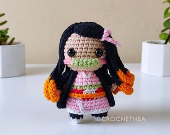 Patrón Crochet Niña Bambú / Patrón PDF Amigurumi