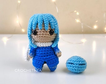 Blue Slime Boy Crochet Pattern | PDF Amigurumi Pattern