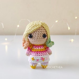 Cheerful Girl Crochet Pattern | PDF Amigurumi Pattern