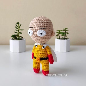 Overpowered Hero Crochet Pattern PDF Amigurumi Pattern image 1