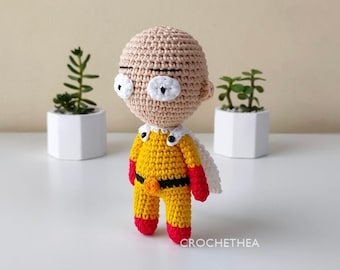 Overpowered Hero Crochet Pattern | PDF Amigurumi Pattern
