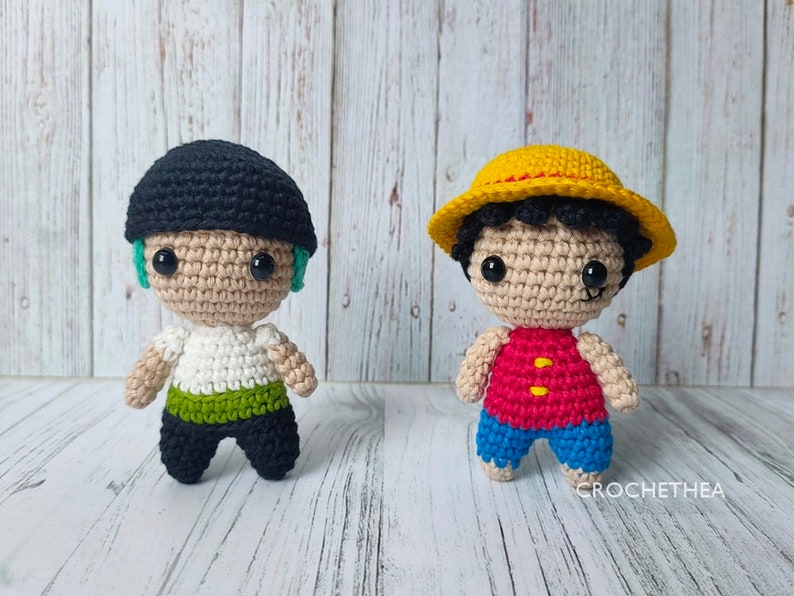 Duo Pirates Pattern Bundle 2 in 1 PDF Crochet Pattern by Crochethea image 2