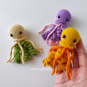 Little Jellyfish Crochet Pattern PDF Amigurumi Pattern image 4