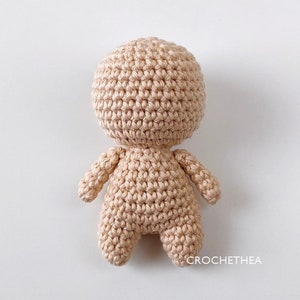 Chibi Basic Body Crochet Pattern PDF Amigurumi Pattern image 2