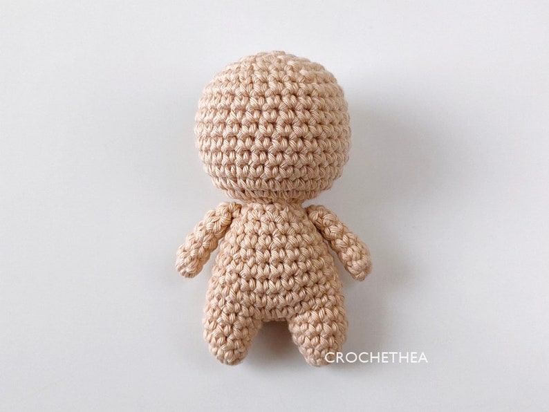 Chibi Basic Body Crochet Pattern PDF Amigurumi Pattern image 2