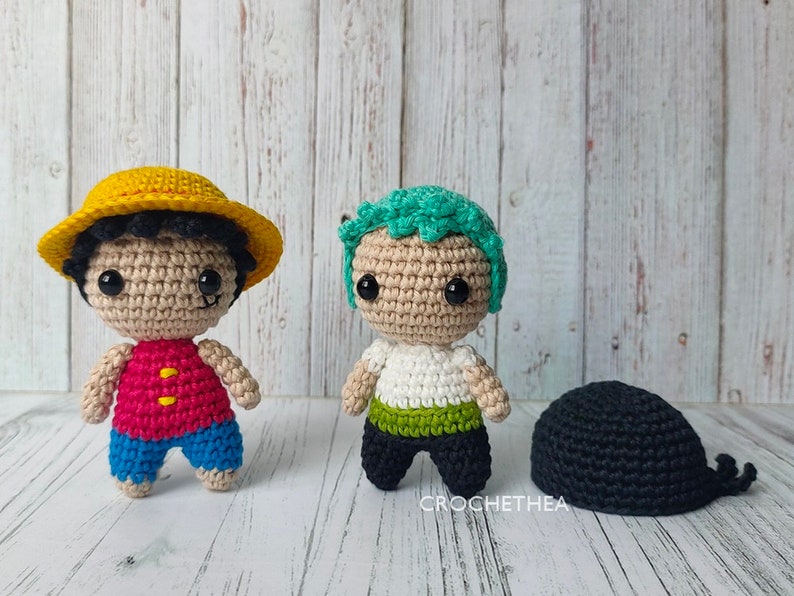 Duo Pirates Pattern Bundle 2 in 1 PDF Crochet Pattern by Crochethea image 3