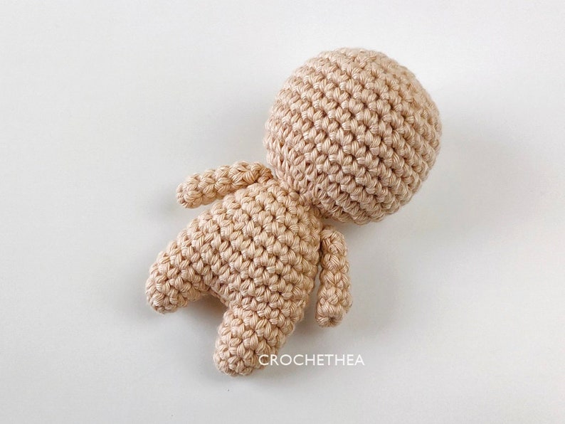 Chibi Basic Body Crochet Pattern PDF Amigurumi Pattern image 3