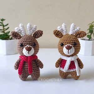 Little Reindeer Crochet Pattern by Crochethea