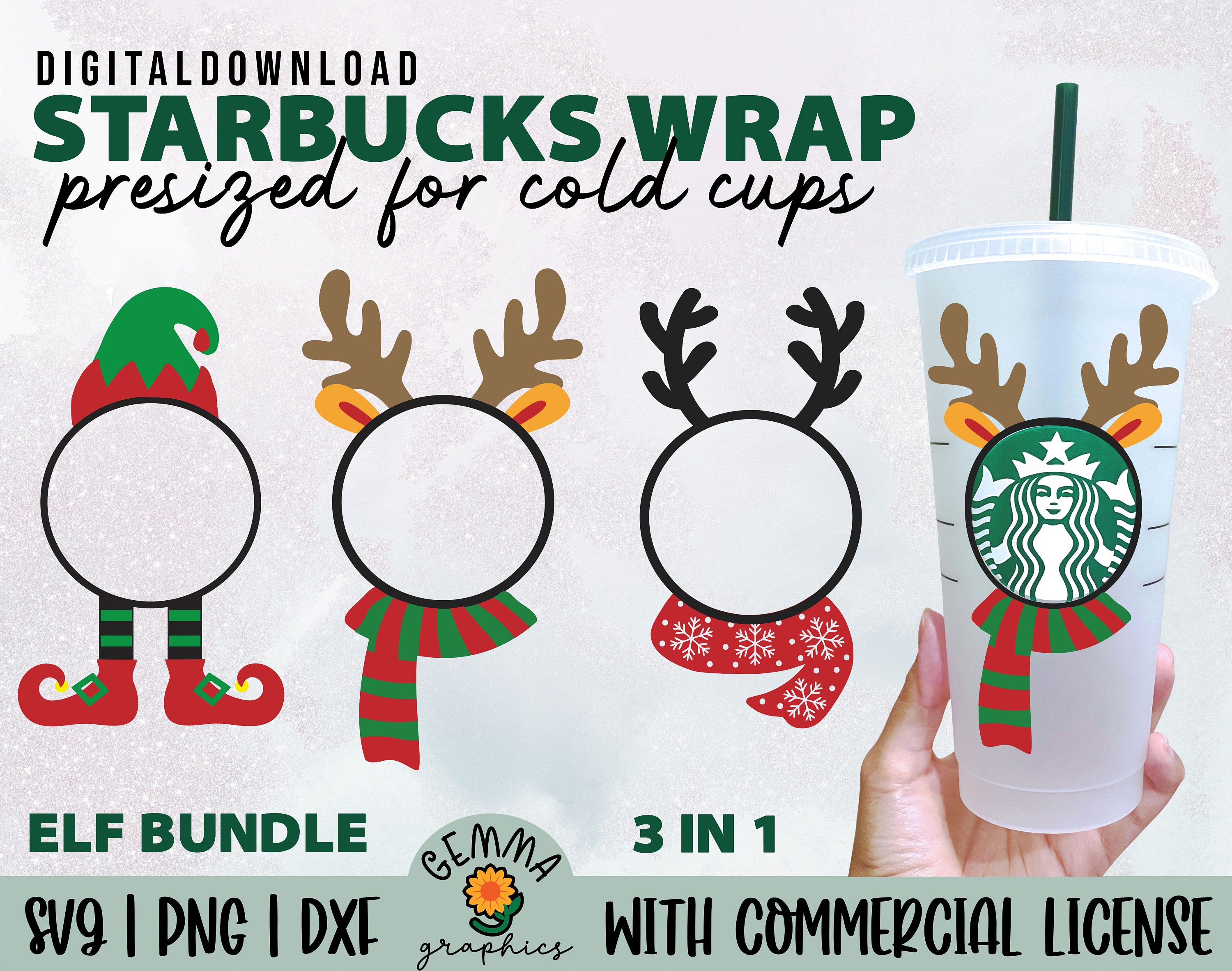 Download Elf Bundle Starbucks cup svg Christmas Bundle Starbucks ...