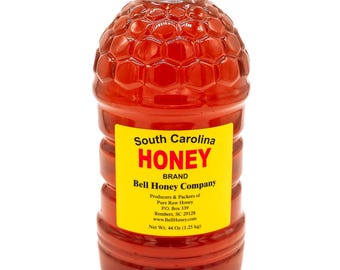 Quart Jug 44oz  Raw Wildflower Honey