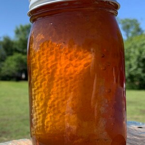 pressing comb in a jar