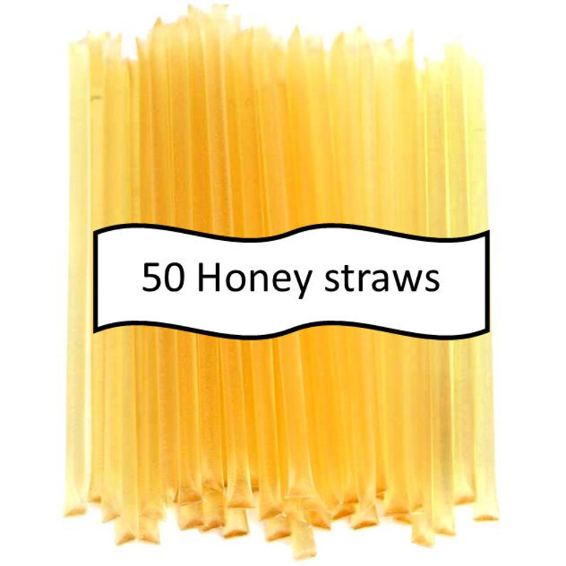 50 Wildflower Honey Straws Etsy