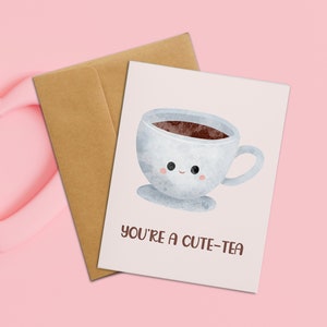Vous êtes mignon | Jolie carte de Saint-Valentin, carte d'anniversaire, carte pour petit ami, carte pour petite amie, pour lui, pour elle, carte drôle
