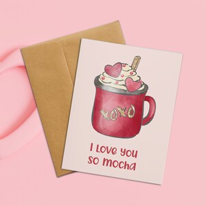 Je t'aime tellement carte de vœux | Jolie carte de Saint-Valentin, carte d'anniversaire, carte pour petit ami, carte pour petite amie, pour lui, pour elle