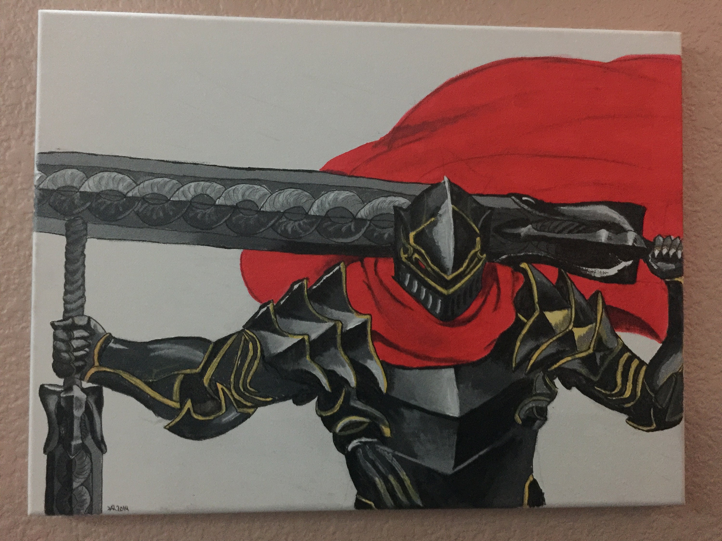 Overlord Momon Painting Etsy Overlord Momon Painting Etsy