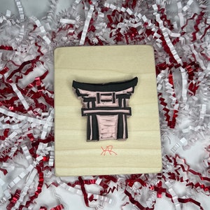 japanese torii gate stamp