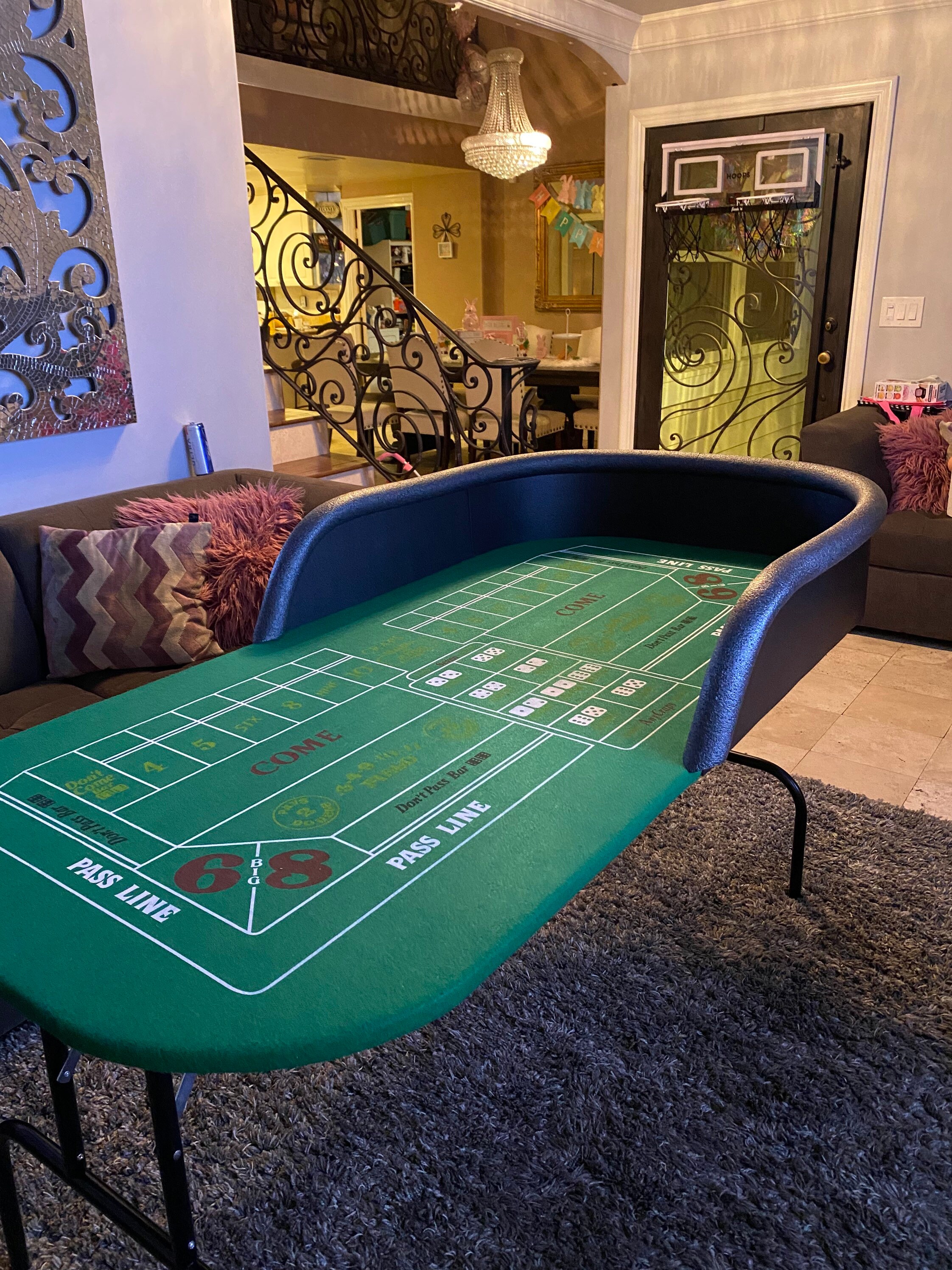 Practice Off The Wall Craps Table with Legs Etsy