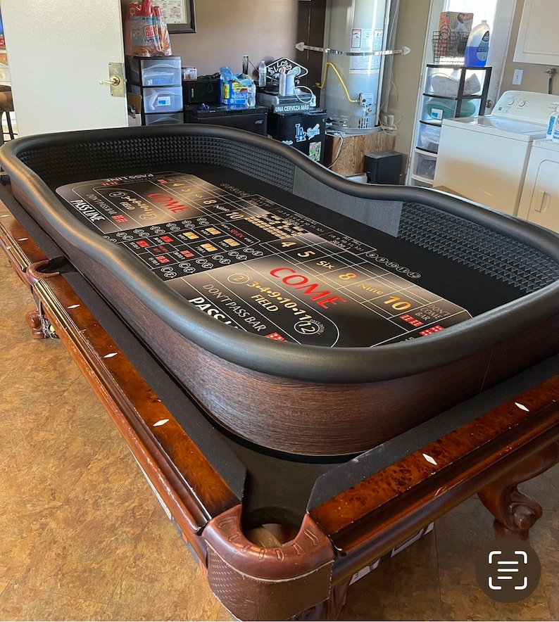 Craps Table Top Pool Table Insert made in the USA Etsy