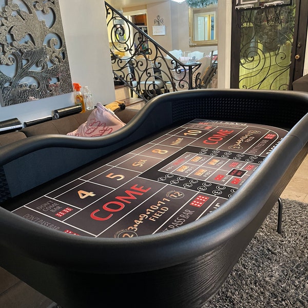 Portable Craps Table Etsy