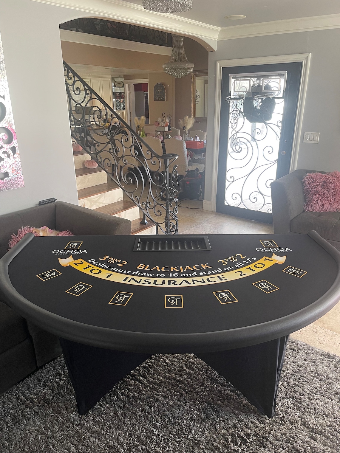 Customize Your Blackjack Table With Your Name or Logo - Etsy