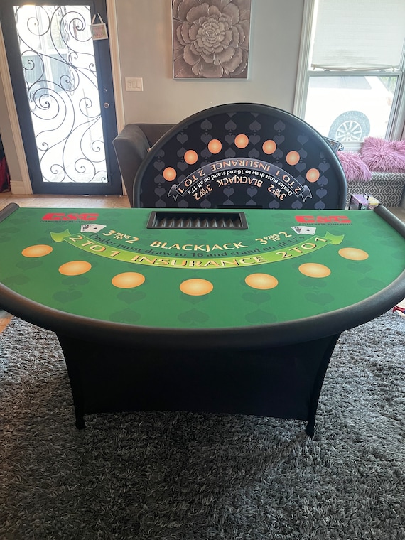 コレクション Real black jack table Blackjack Table Green With Folding Legs - Etsy