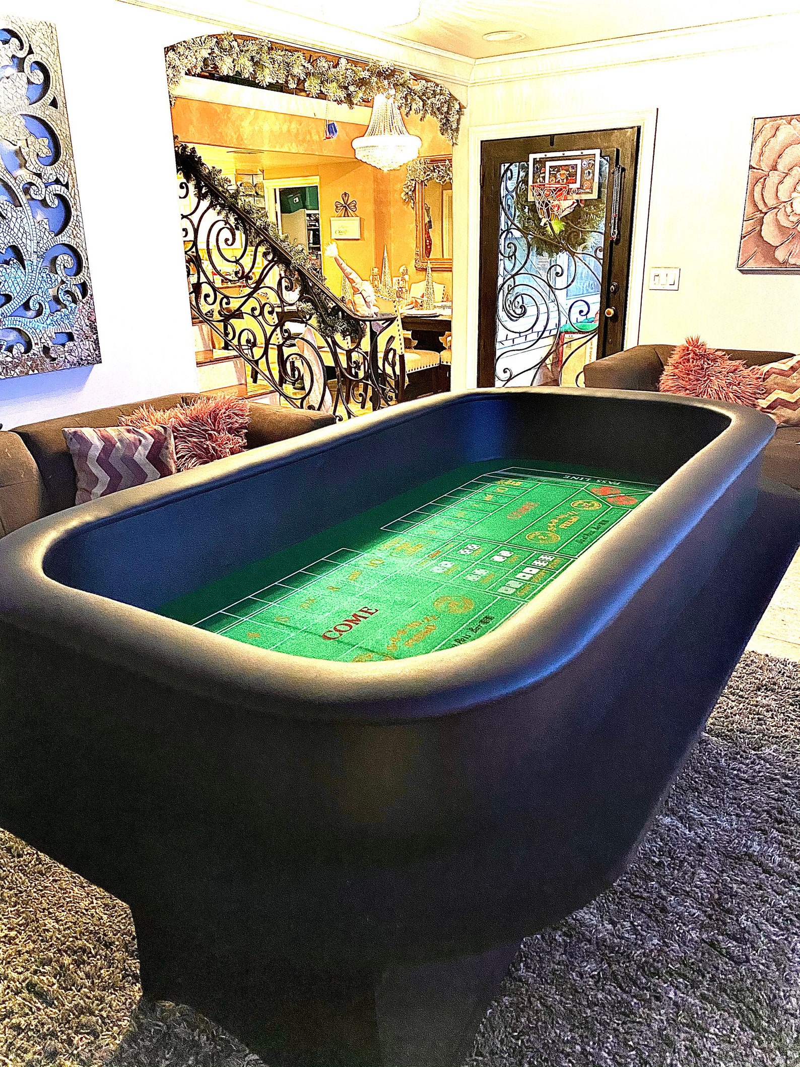 Craps Table Top 7 x 4 Etsy